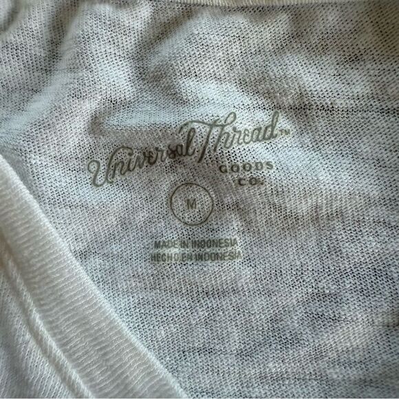 Old Navy Universal Thread Tee Oversized Crop Boxy Tees White Medium - Picture 7 of 8